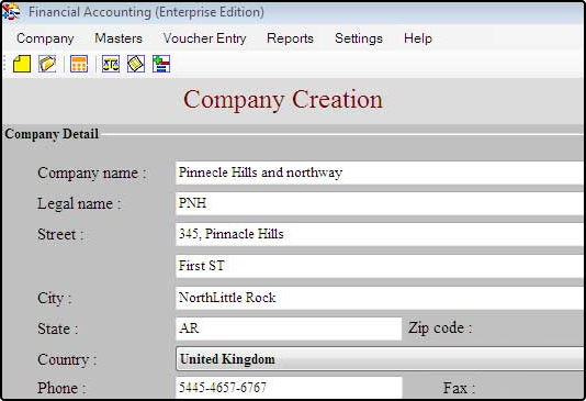 Screenshot of Business Billing Tool With Barcode