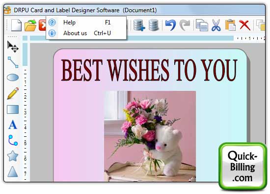 Screenshot of Visiting Card Maker 8.2.0.1