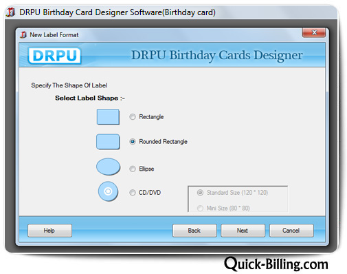 Birthday card maker software free design customized car