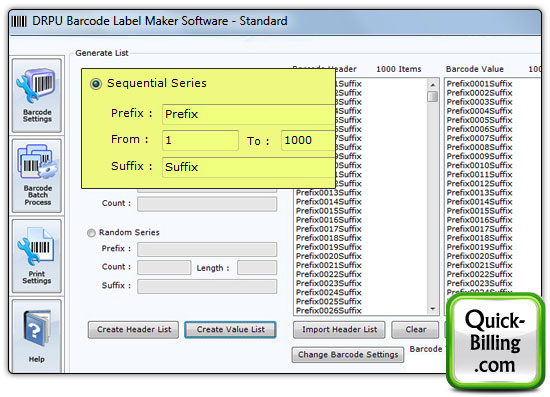 Barcode Label Maker Software- Standard