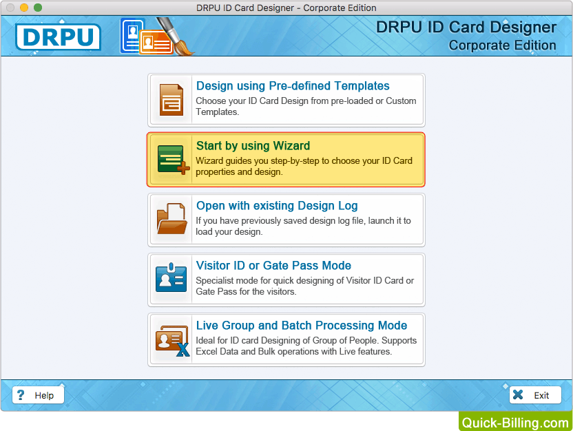 ID Card Designer Corporate Edition for Mac