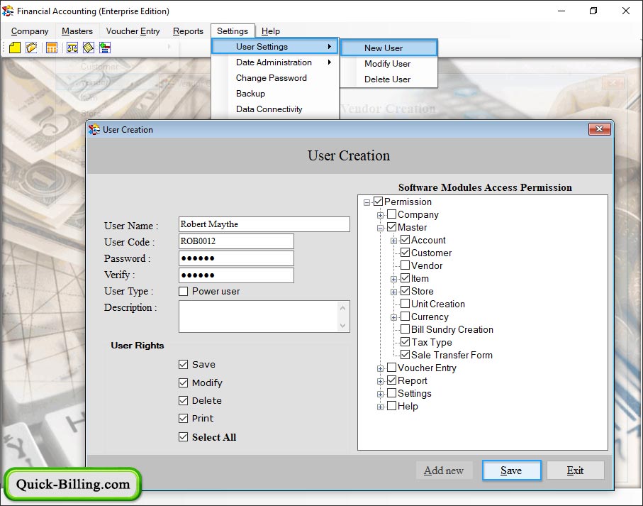 Billing Management Software (Enterprise Edition)