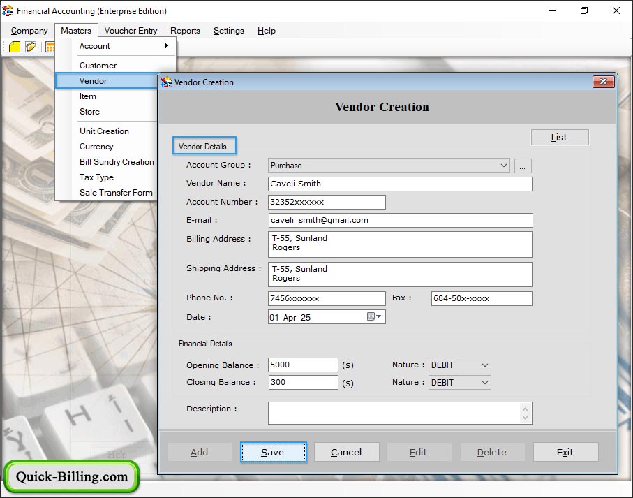 Billing Management Software (Enterprise Edition)