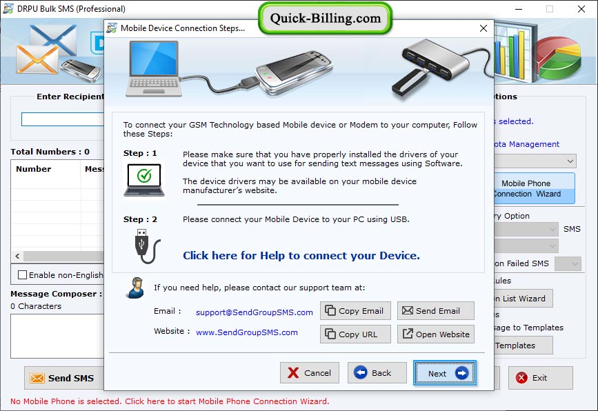 GSM Bulk SMS Software