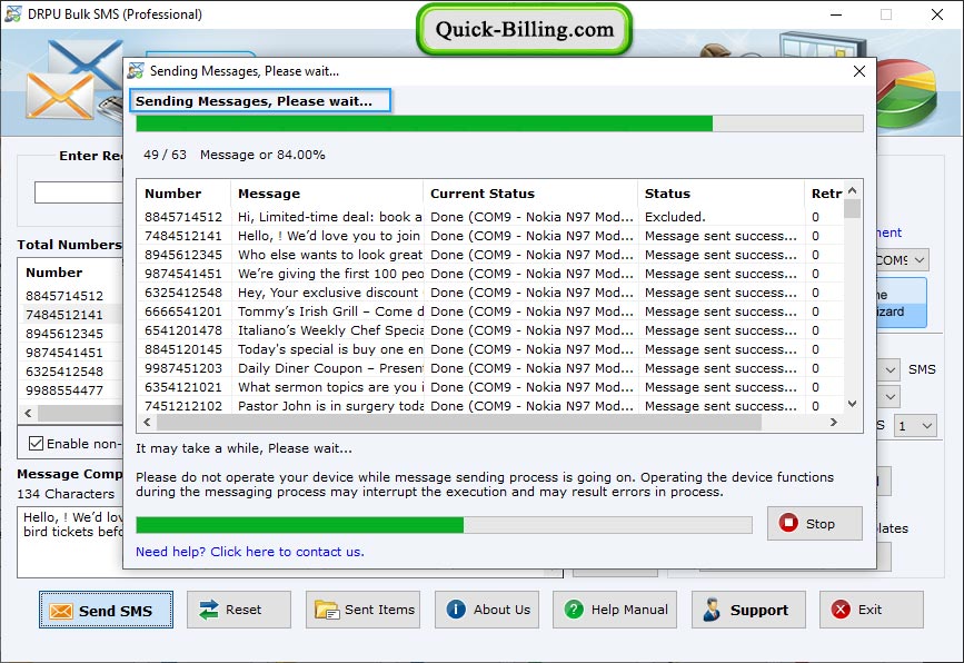 GSM Bulk SMS Software