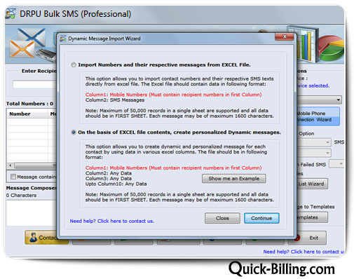 Bulk Text Messaging Software – Professional