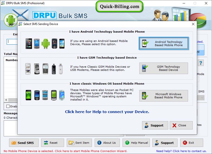Bulk Text Messaging Software – Professional