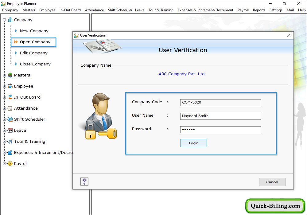 Employee Planner Software