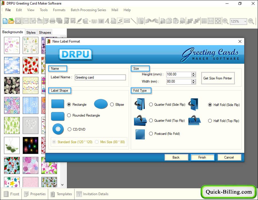 Select Samples Greeting Card Maker Software