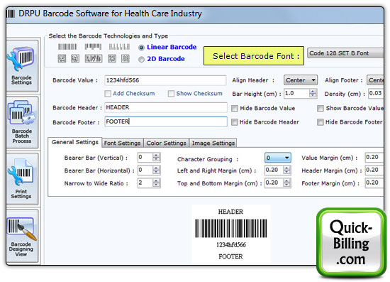 Barcode Maker Software for Healthcare Industry