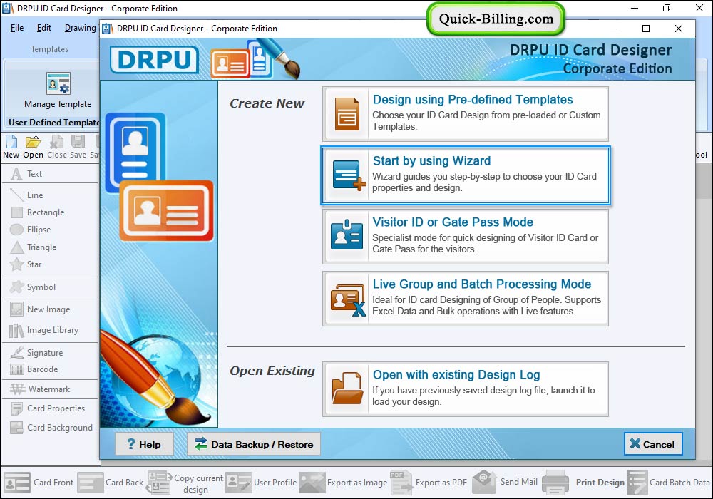 Select any one Module ID Card Design - Corporate Edition