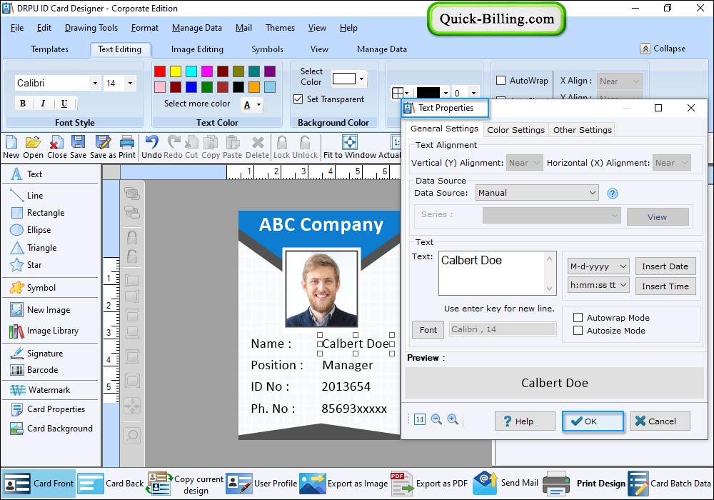  ID Card Design - Corporate Edition