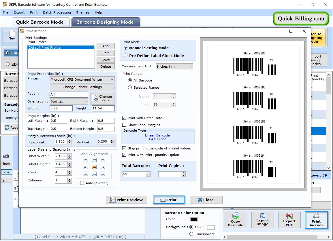 Barcode Maker Software for Inventory Control