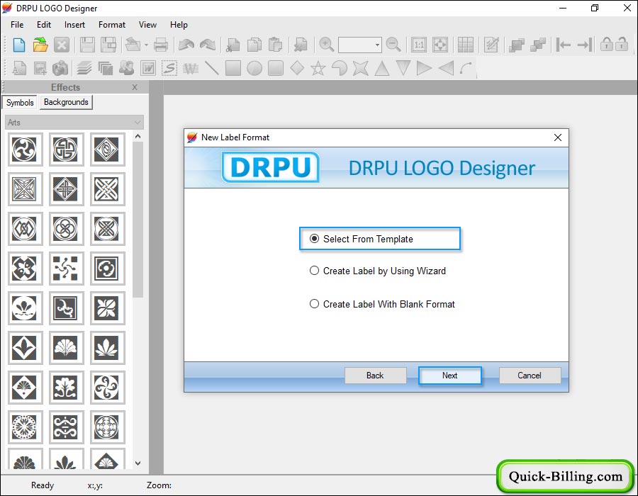 Specify Label Name Logo Maker Software