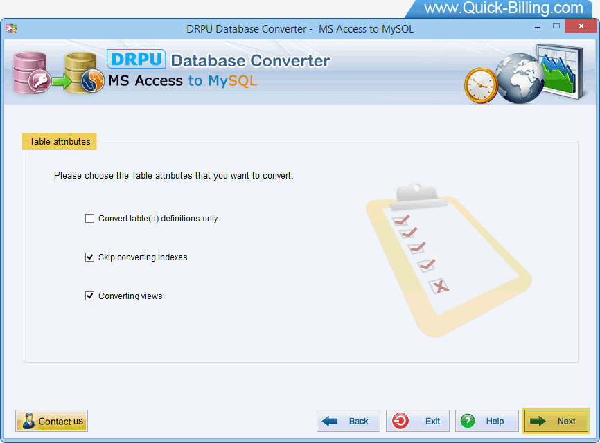 MS Access to MySQL Database Converter