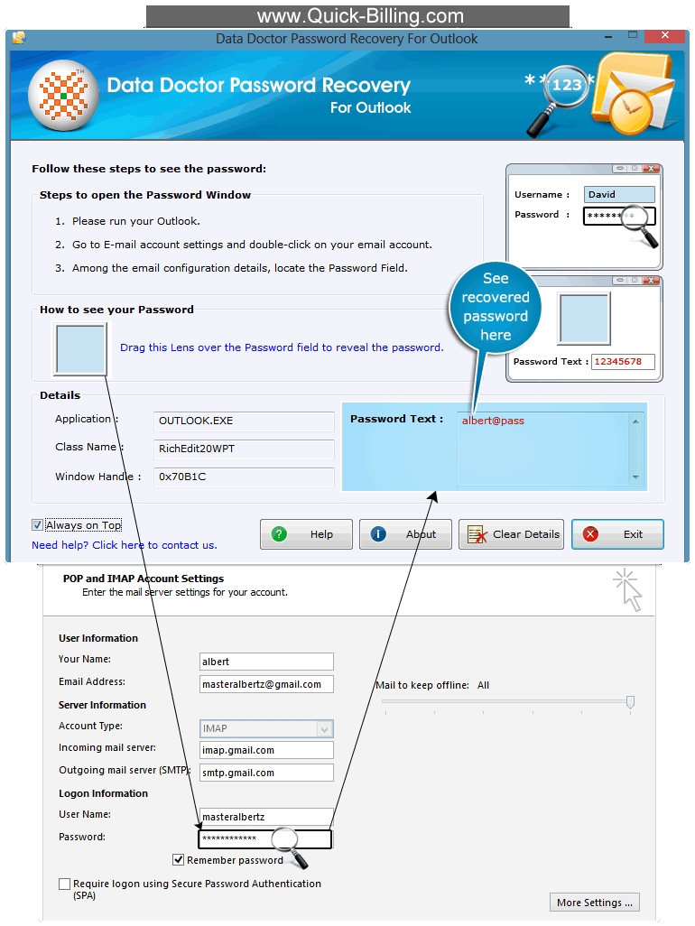 Outlook Password Recovery Software