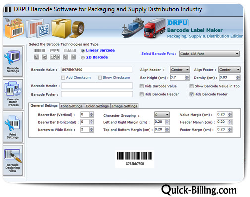Barcode Maker Software for Distribution Industry