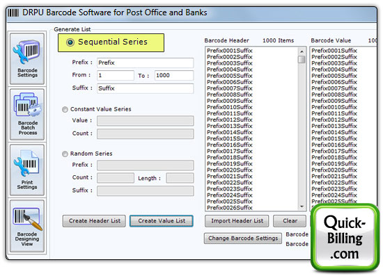 Barcode Maker Software for Post Office