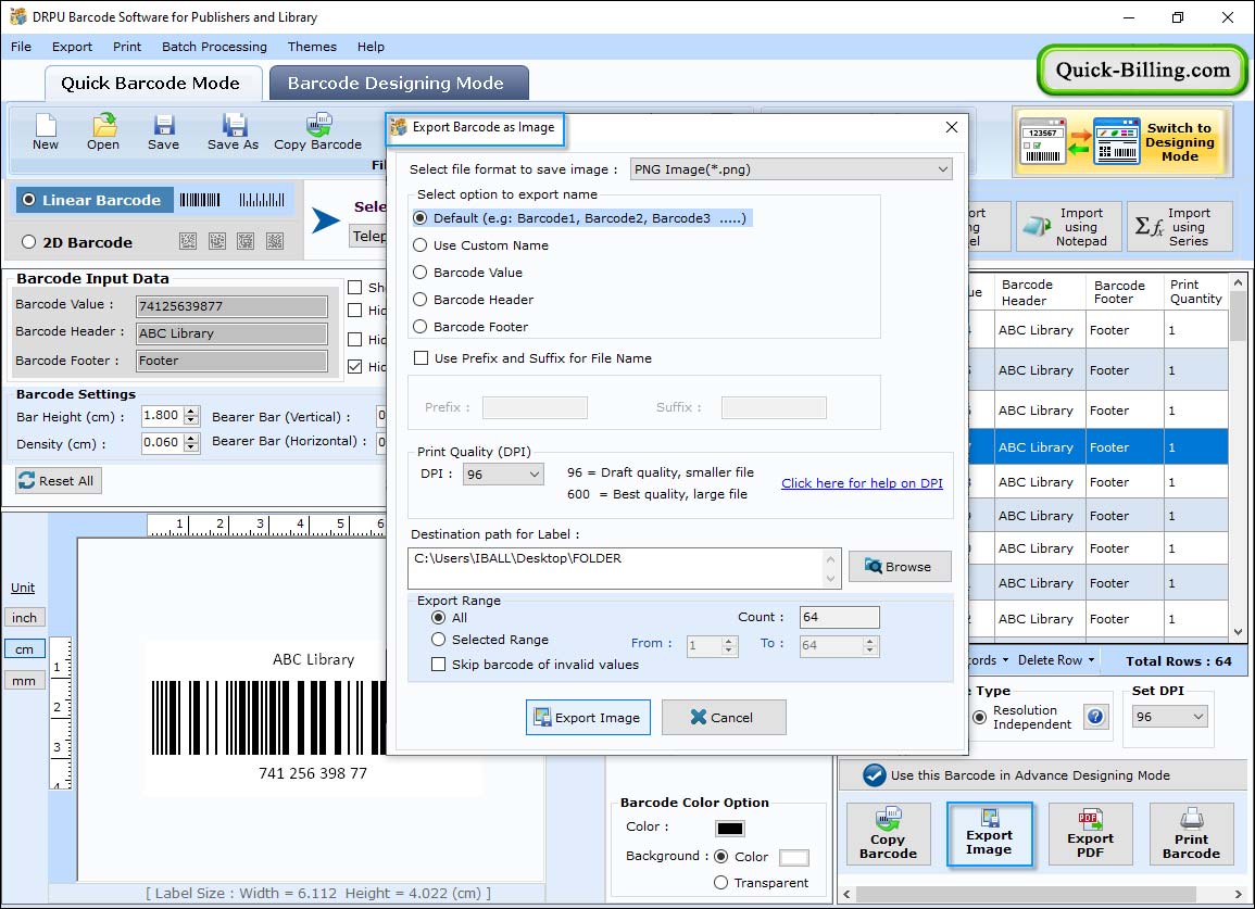 Barcode Maker Software for Publishers and Library