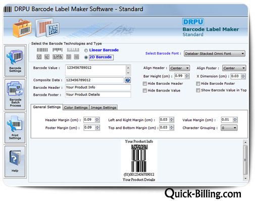 Barcode Label Maker Software- Standard