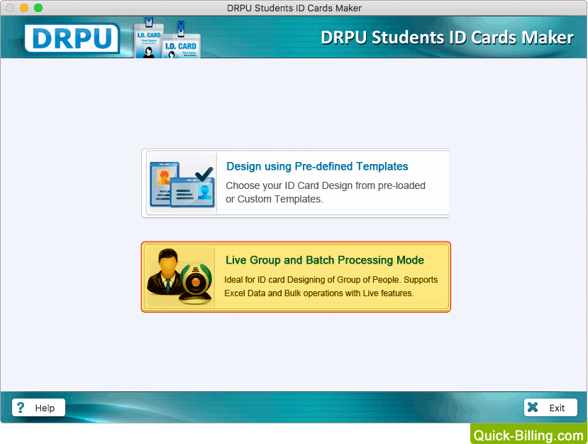 Students ID Cards Maker for Mac