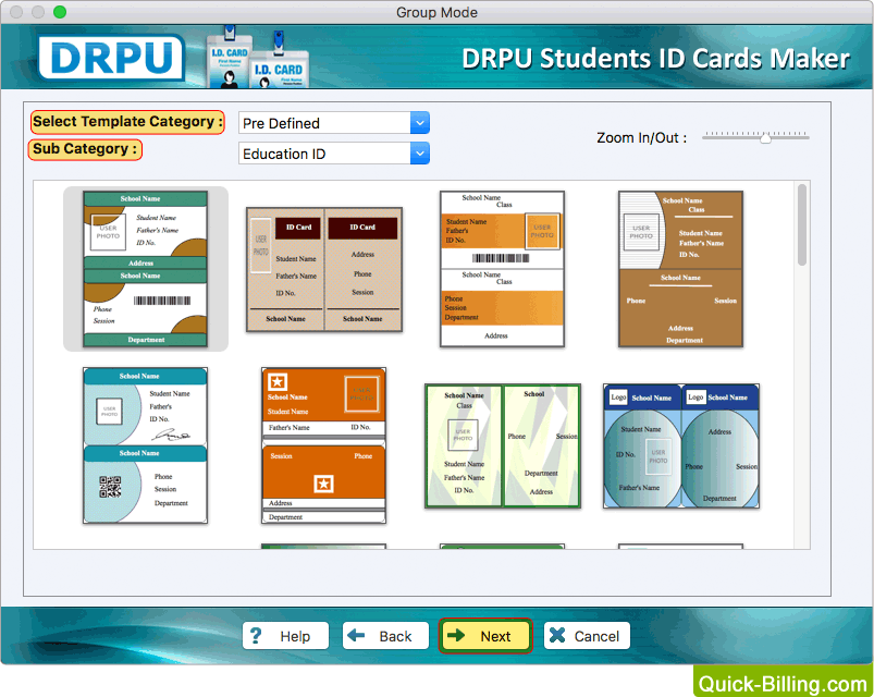 Students ID Cards Maker for Mac