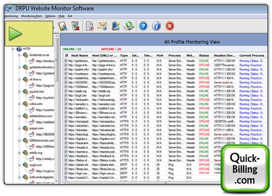 Website Monitoring Tool