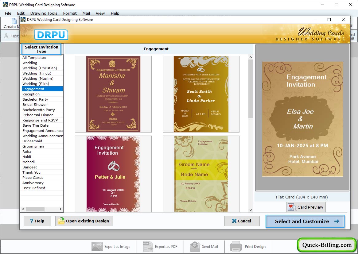 Wedding Card Maker Software